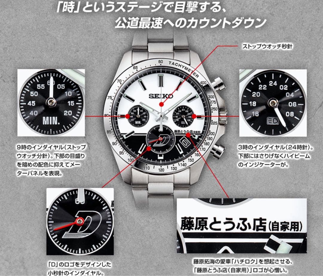 SEIKO 頭文字D initial Dコラボウォッチ 限定1995本 新品未開
