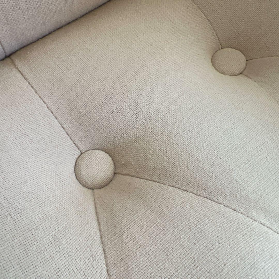 ZARA  KIDS ミニサイズソファ・リネン・アイボリー・ザラホーム