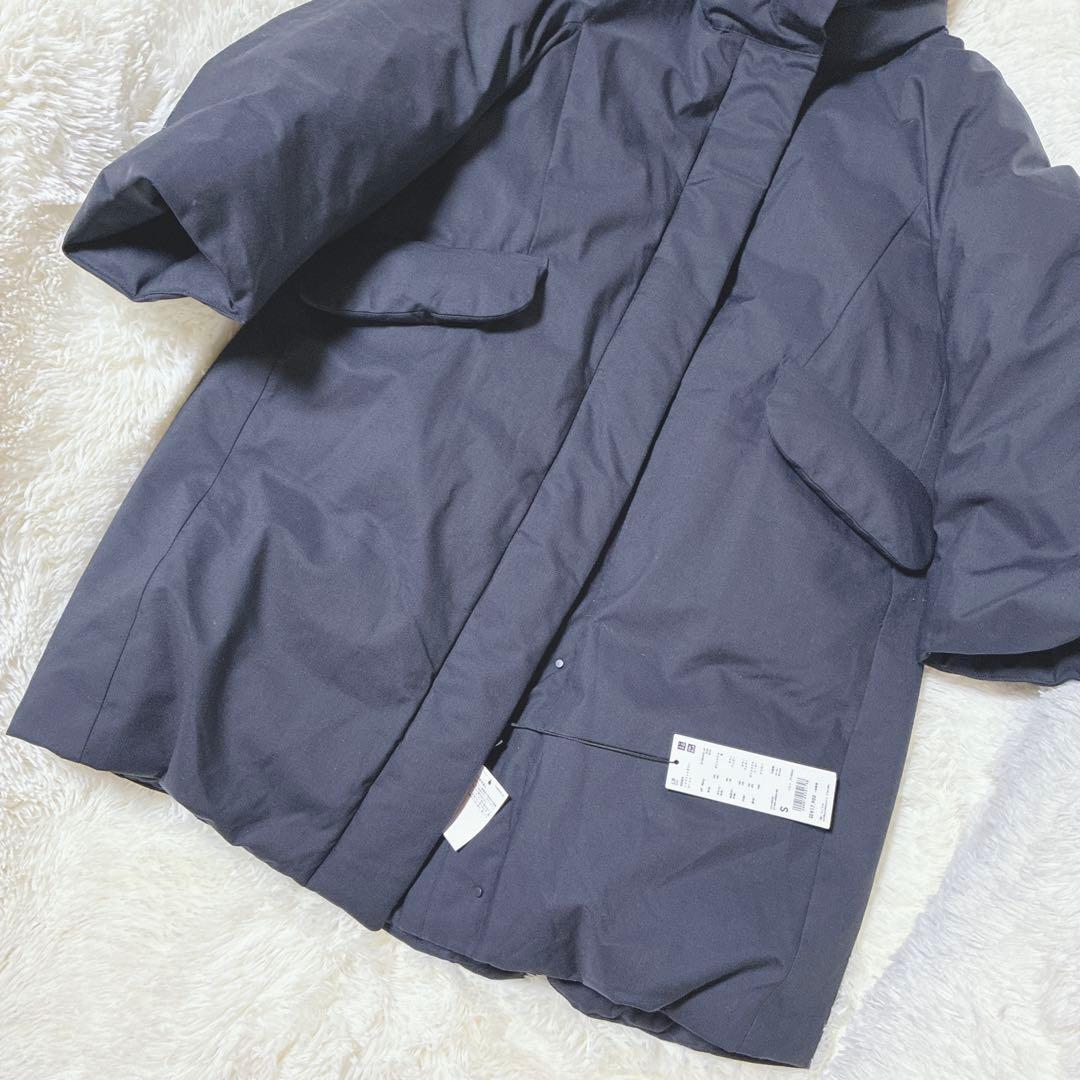未使用タグ付き✨️ユニクロ +J ジルサンダー ハイブリッドダウンコート 女優襟