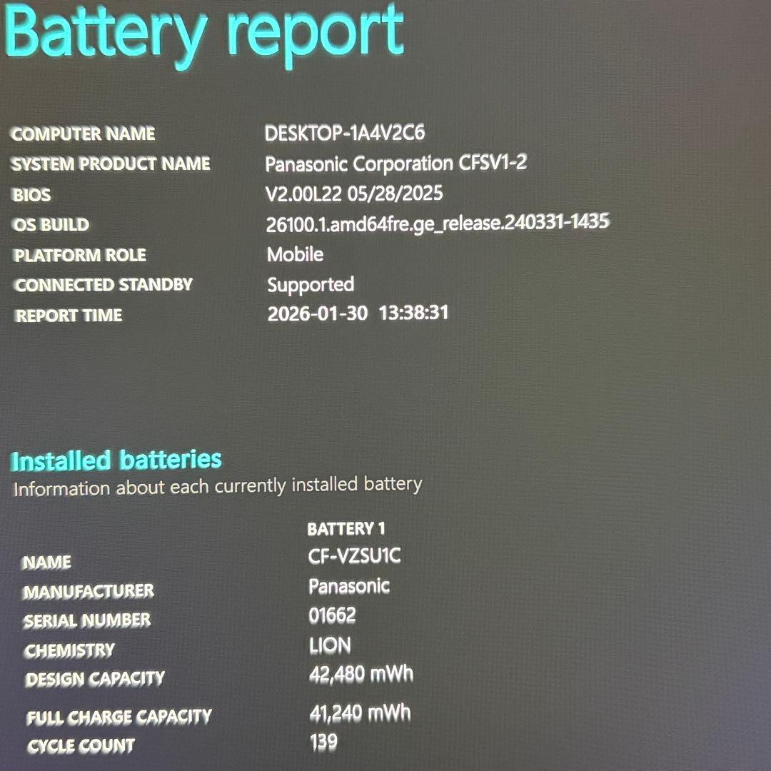 美品 Let's note SV1 11世代 i5 16GB 256G オフィス