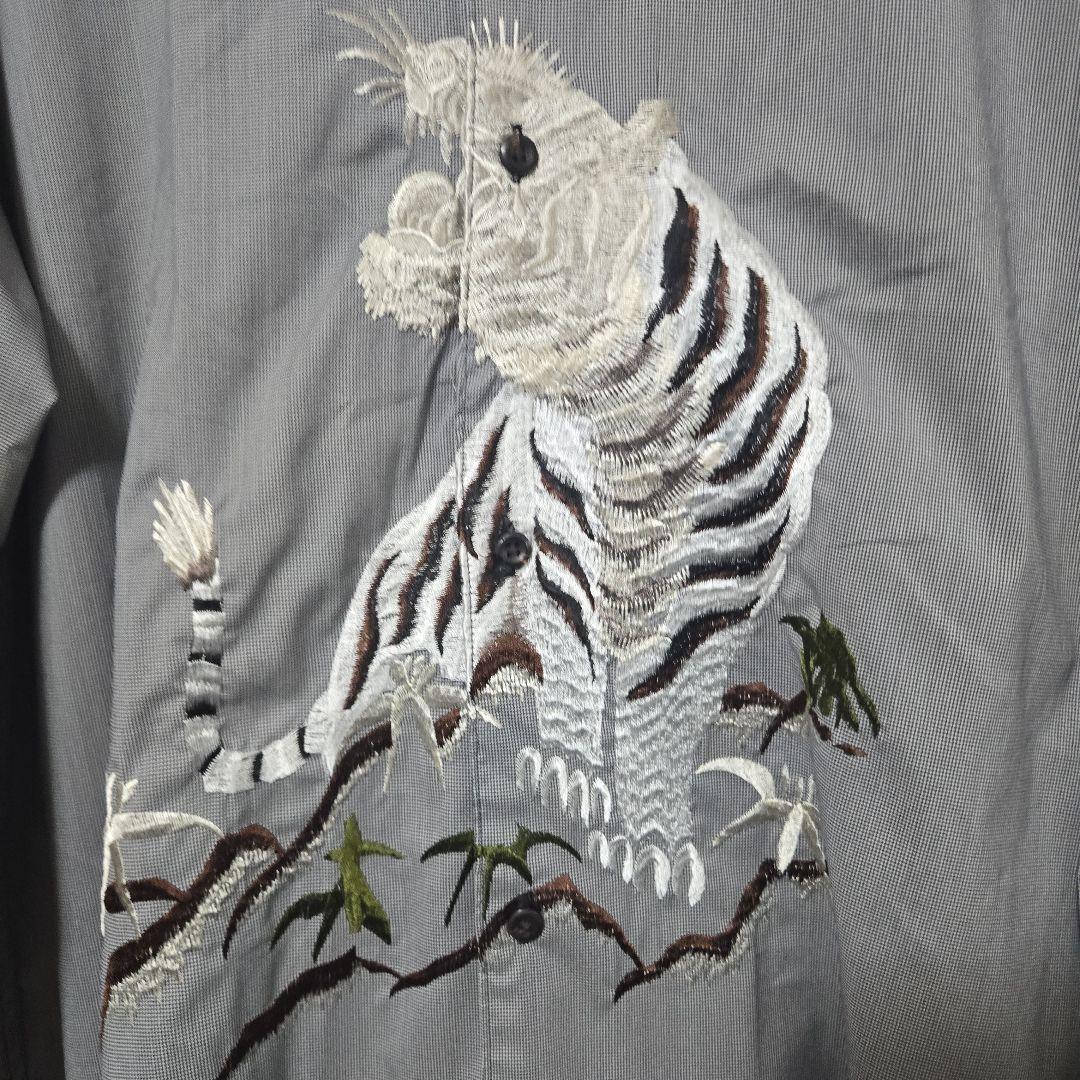 ダブレット タイガーエンブロイダリー シャツ Mサイズ