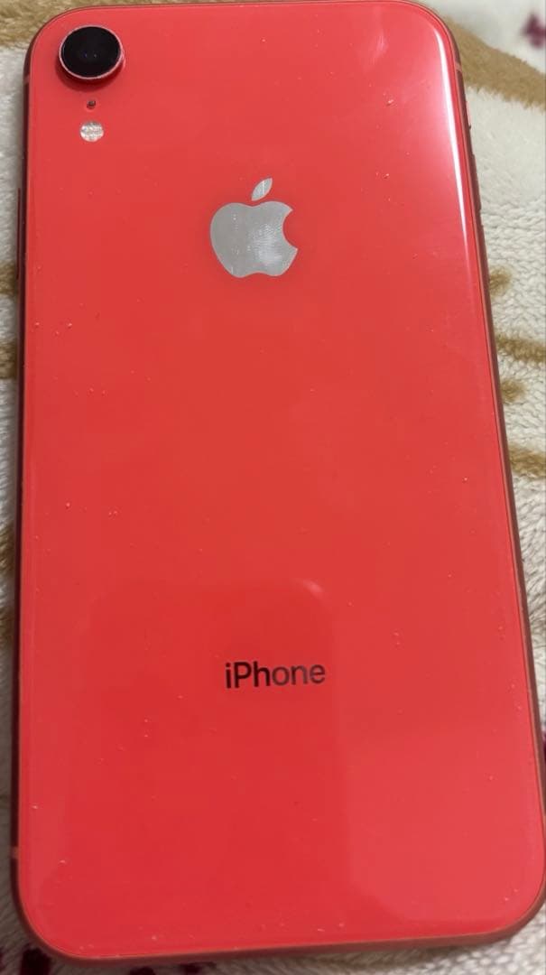 iPhone XR Coral 128GB SIMフリー バッテリー80%