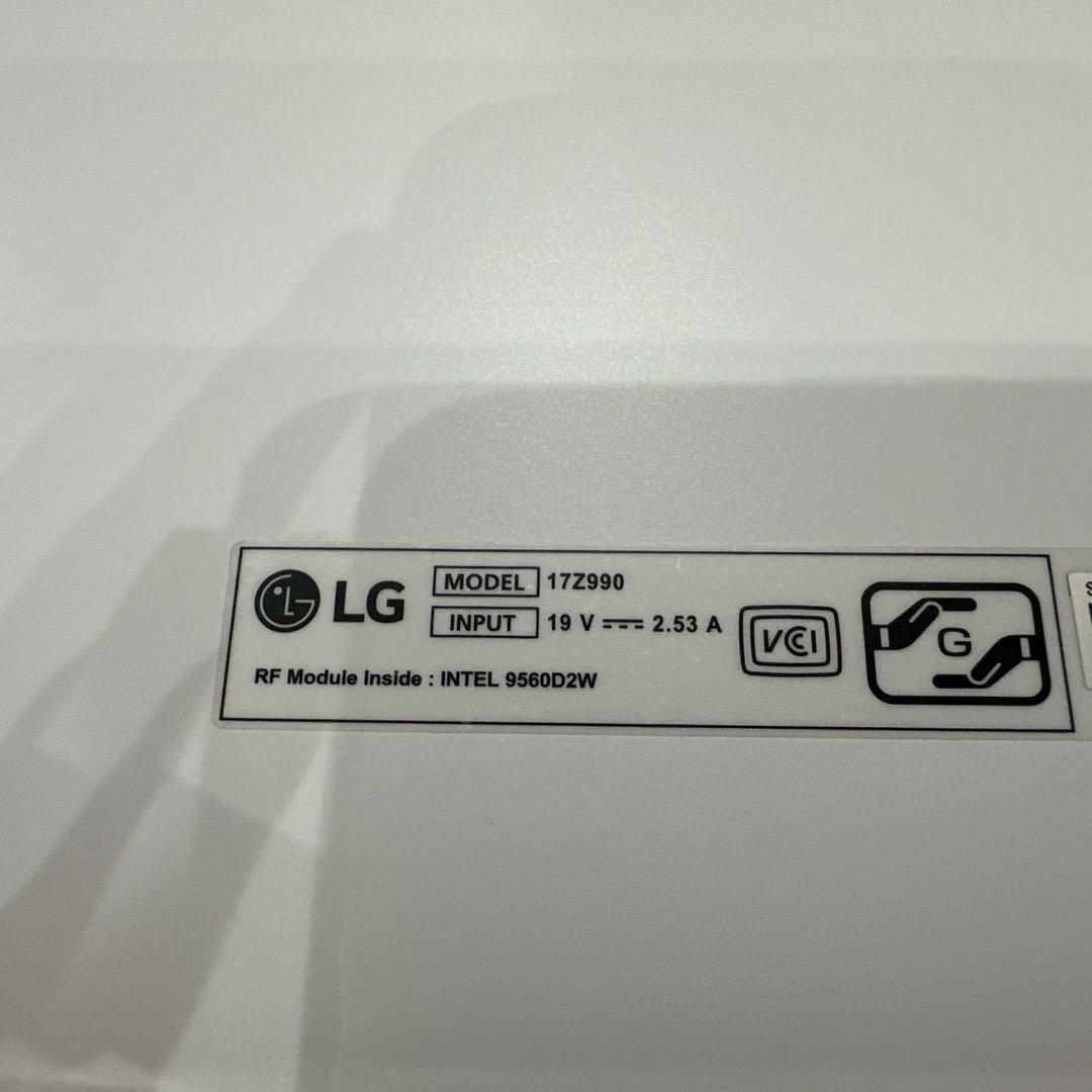 LG gram 17Z990-VA55J 17インチ 24GB化 ケース付き