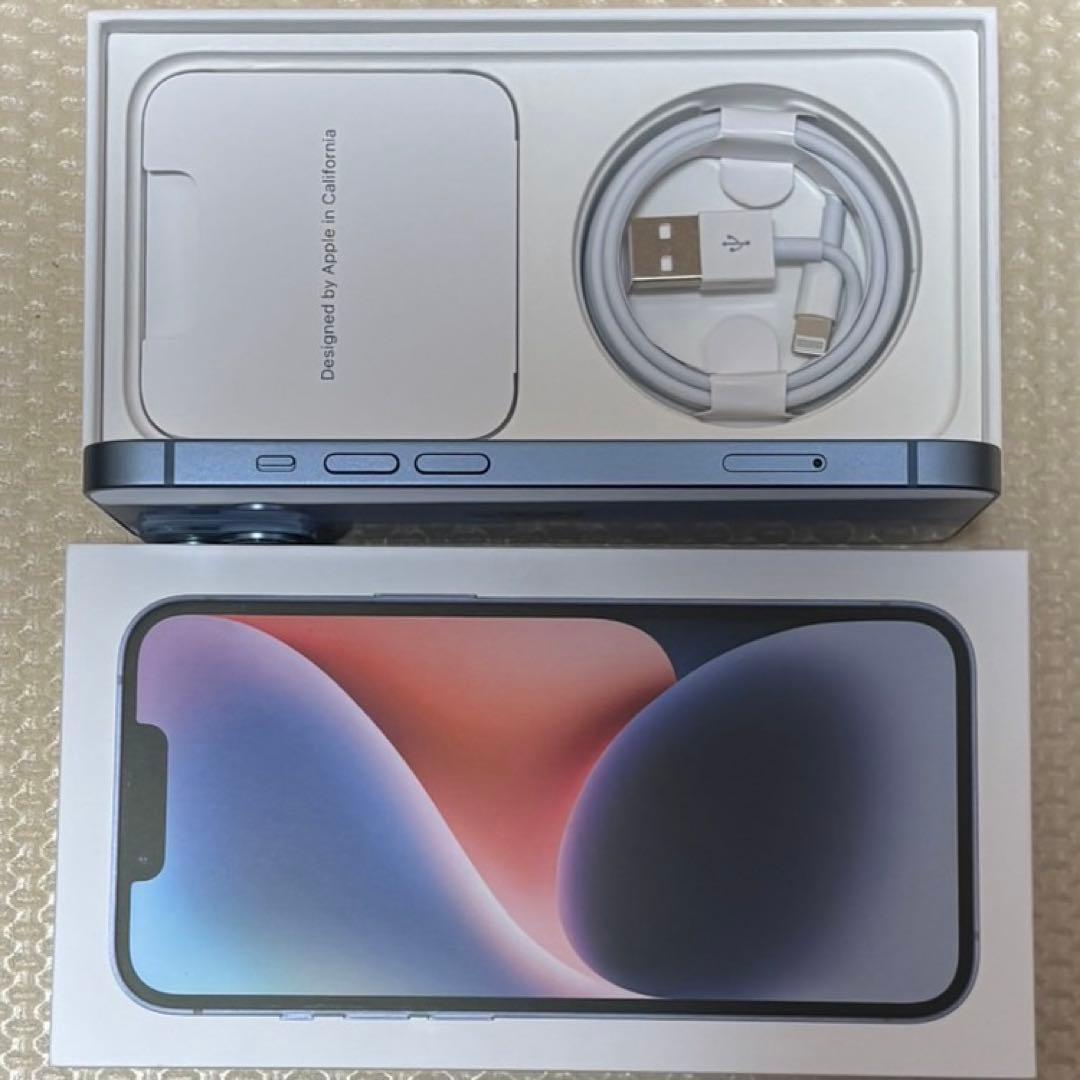 バッテリー最大容量100% iPhone14 128GB SIMフリー 本体