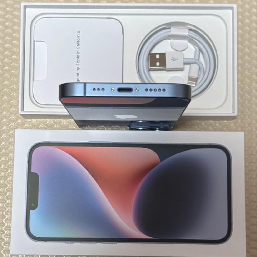 バッテリー最大容量100% iPhone14 128GB SIMフリー 本体