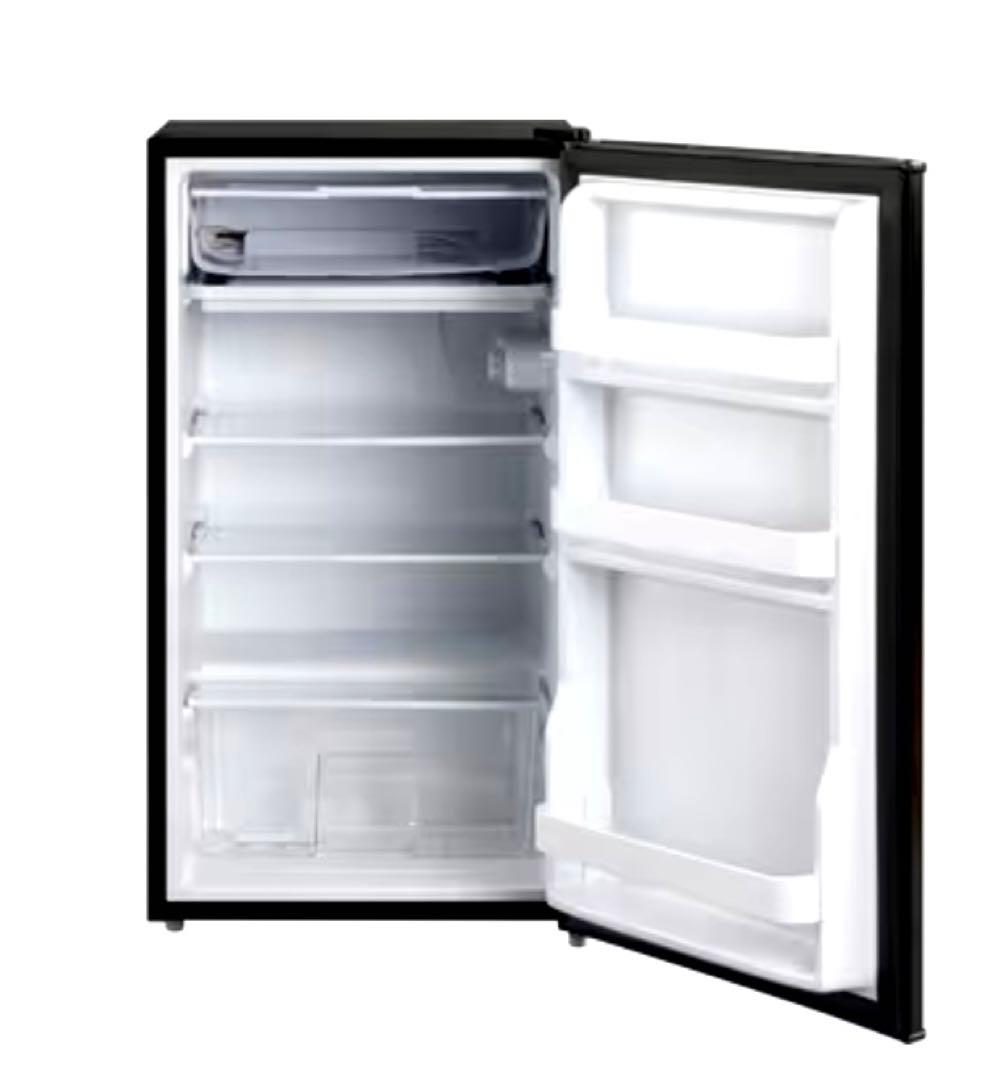 アイリスオーヤマ 1ドア 冷凍冷蔵庫 93L IRJD-9A-B ブラック