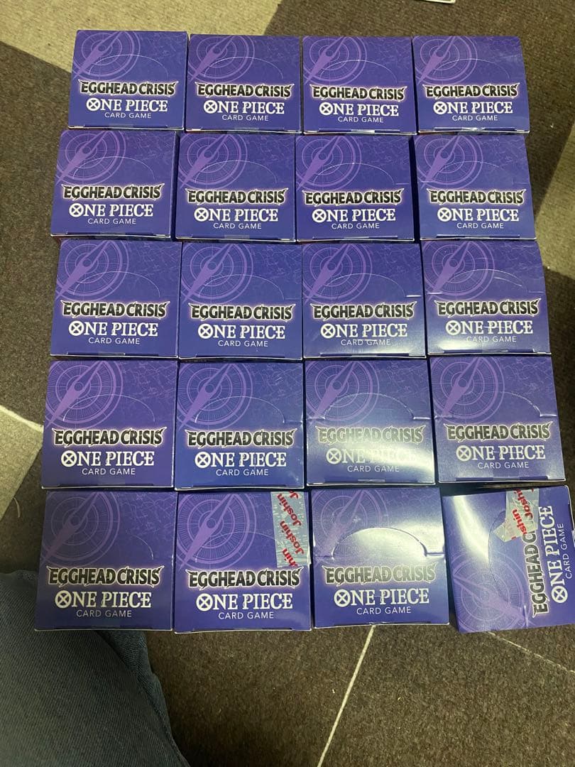 新品未開封】ワンピースカード EGGHEAD CRISIS テープ付き