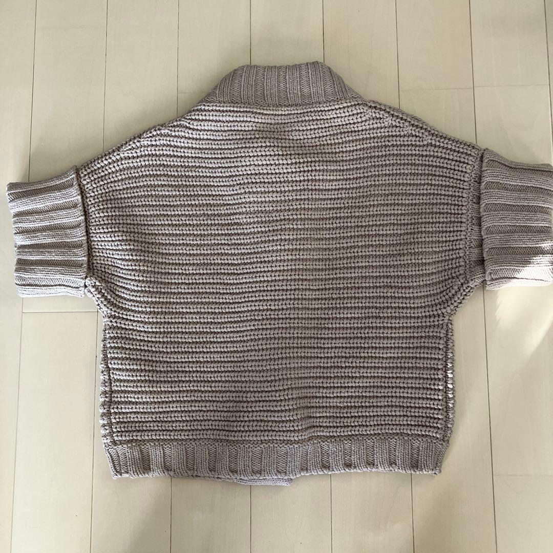 MaxMara 半袖ニット 編み地デザイン