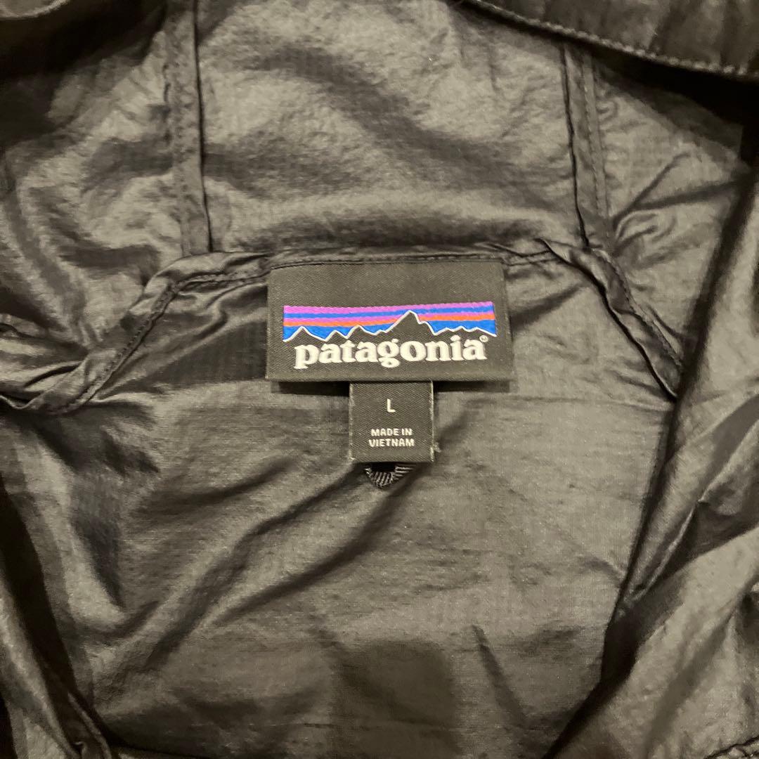 Lサイズ　ブラック　パタゴニア　メンズ　フーディニジャケット
