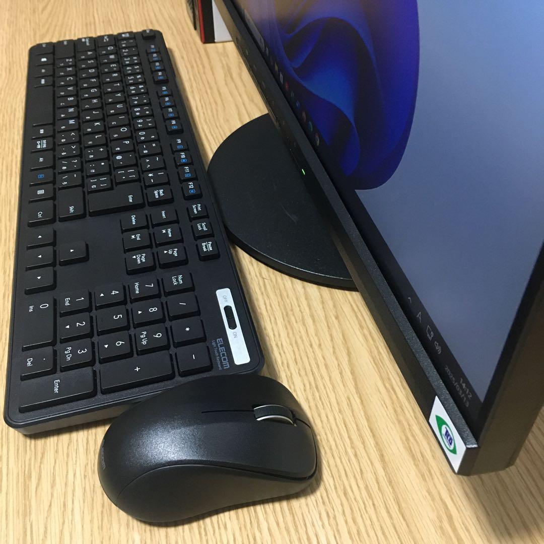 富士通 ESPRIMO Win11 強力デスクトップ 23.8'モニター 取説付