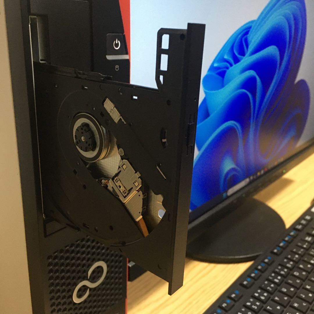 富士通 ESPRIMO Win11 強力デスクトップ 23.8'モニター 取説付