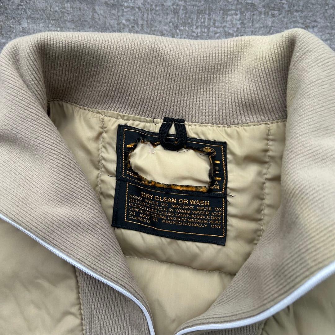 80s Eddie Bauer ダウン プルオーバー ドライバーズニット XL