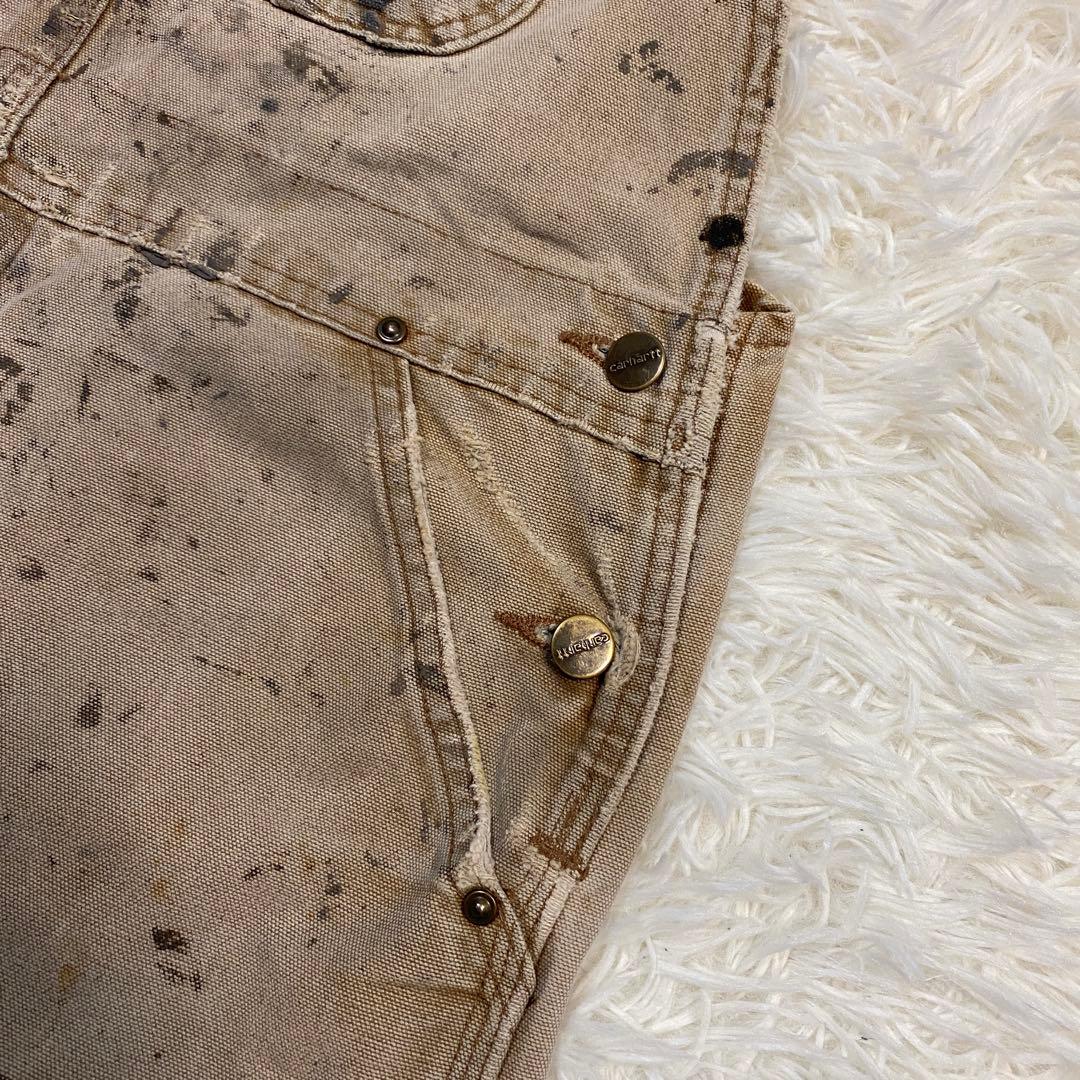 ボロスタイル　カーハート　ダブルニー　SANDSTONE BIB OVERALL