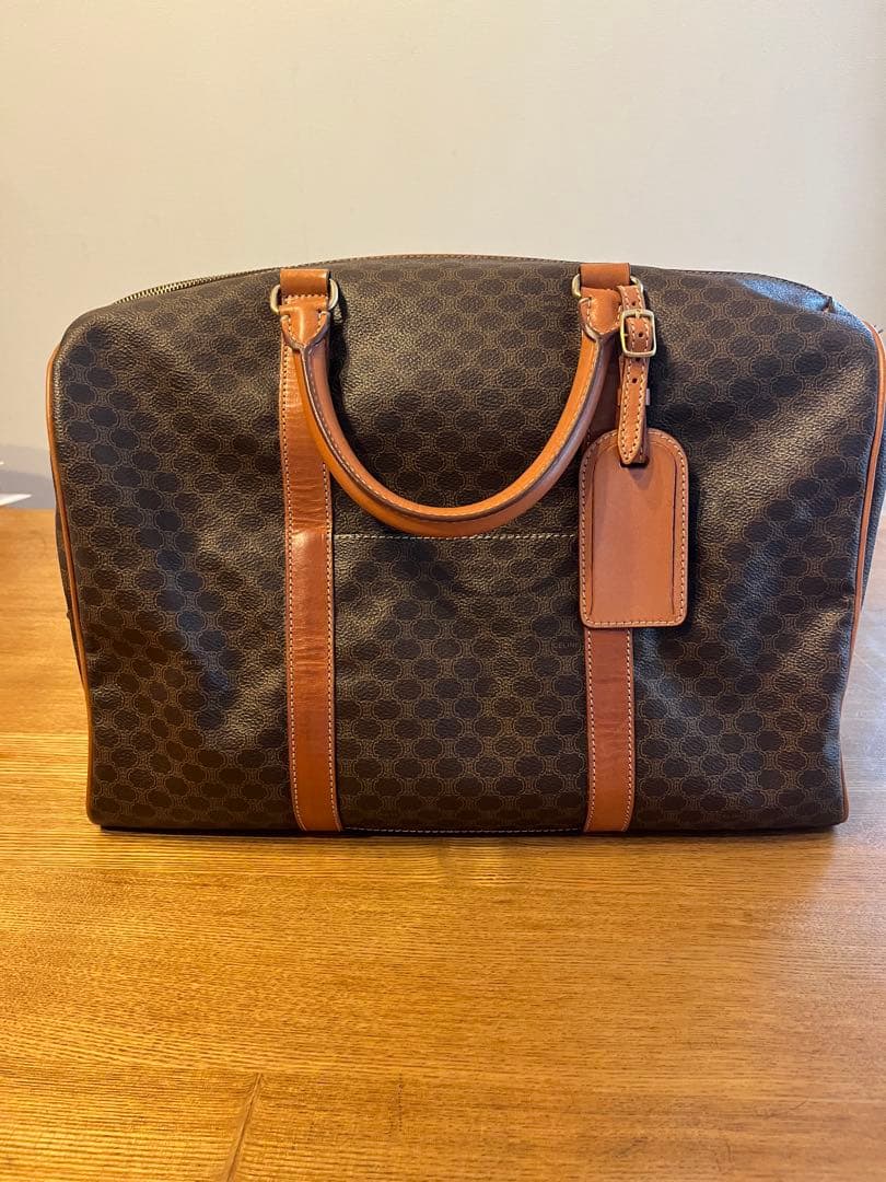 CELINE セリーヌ マカダム ボストンバッグ 40 ヴィンテージ