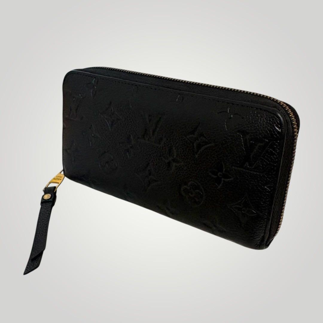 極美品✨ ルイヴィトン アンプラント モノグラム ジッピーウォレット 長財布 黒