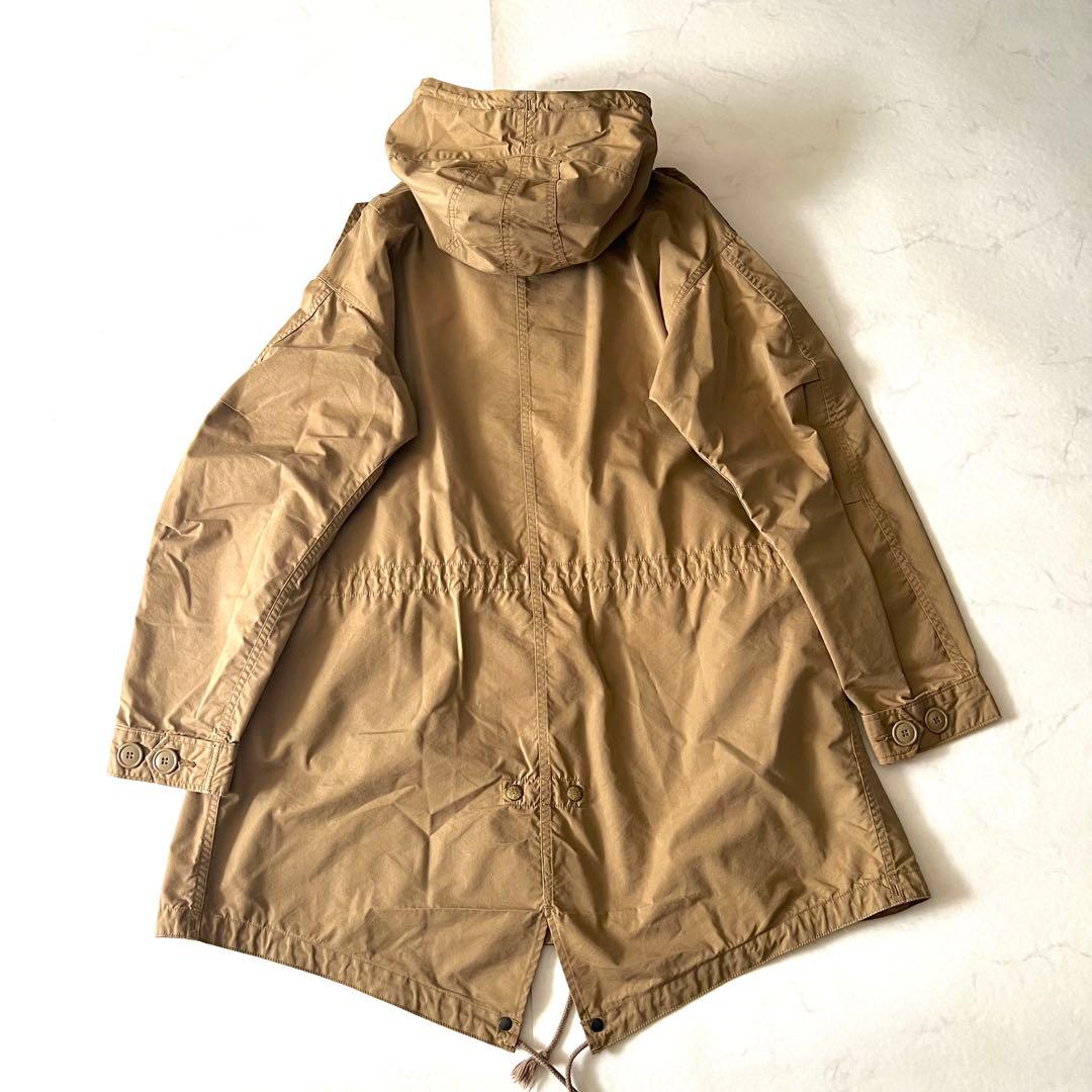美品 ボンクラ モッズコート ミリタリー ブラウン ベージュ 38 ロング