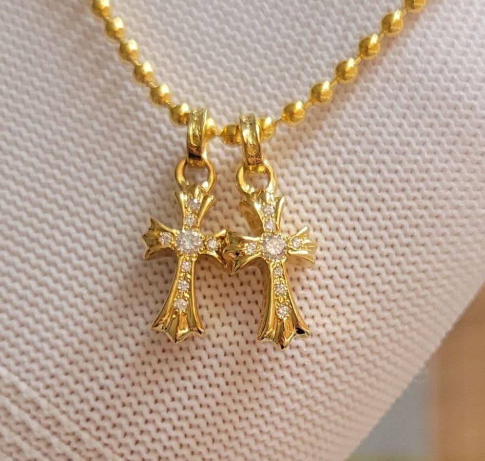 クロムハーツ ベビーファット 22k ダイヤ