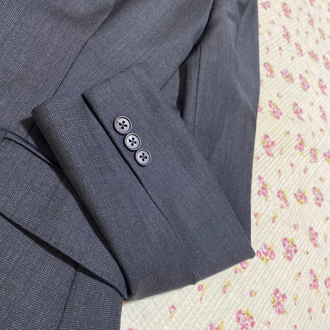 J.PRESS ジェイプレス パンツスーツ 7 W72 グレー ストレッチDMW