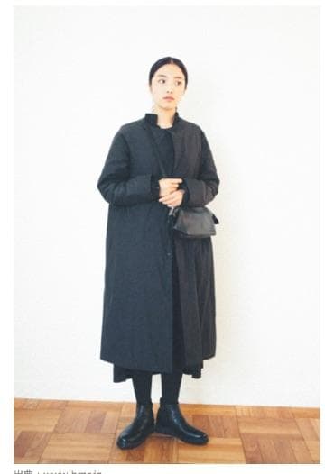 【nana】Plantation ライトリバーダウンコート　ノーカラー