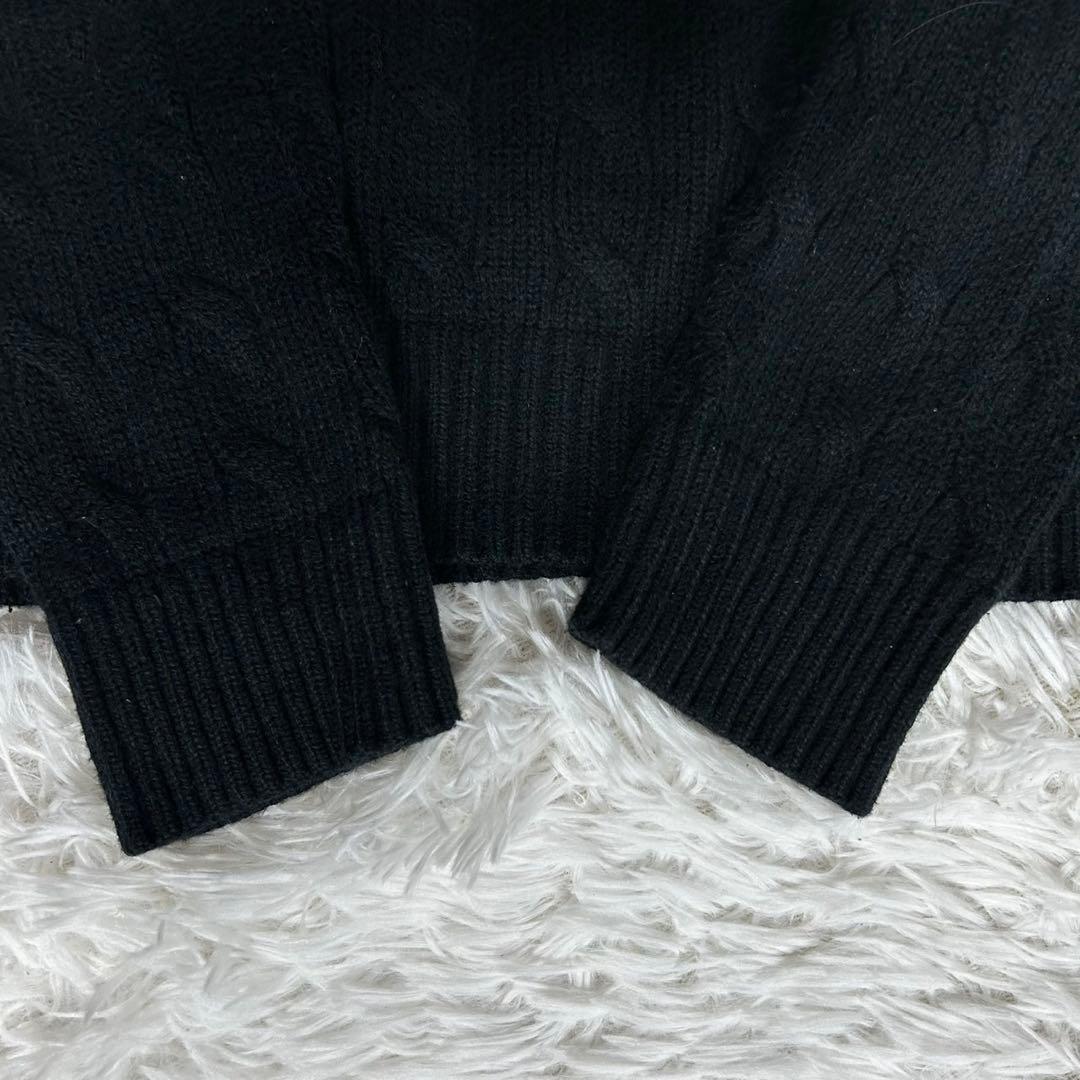 美品✨ポロラルフローレン ケーブルニット セーター コットン クルーネック M