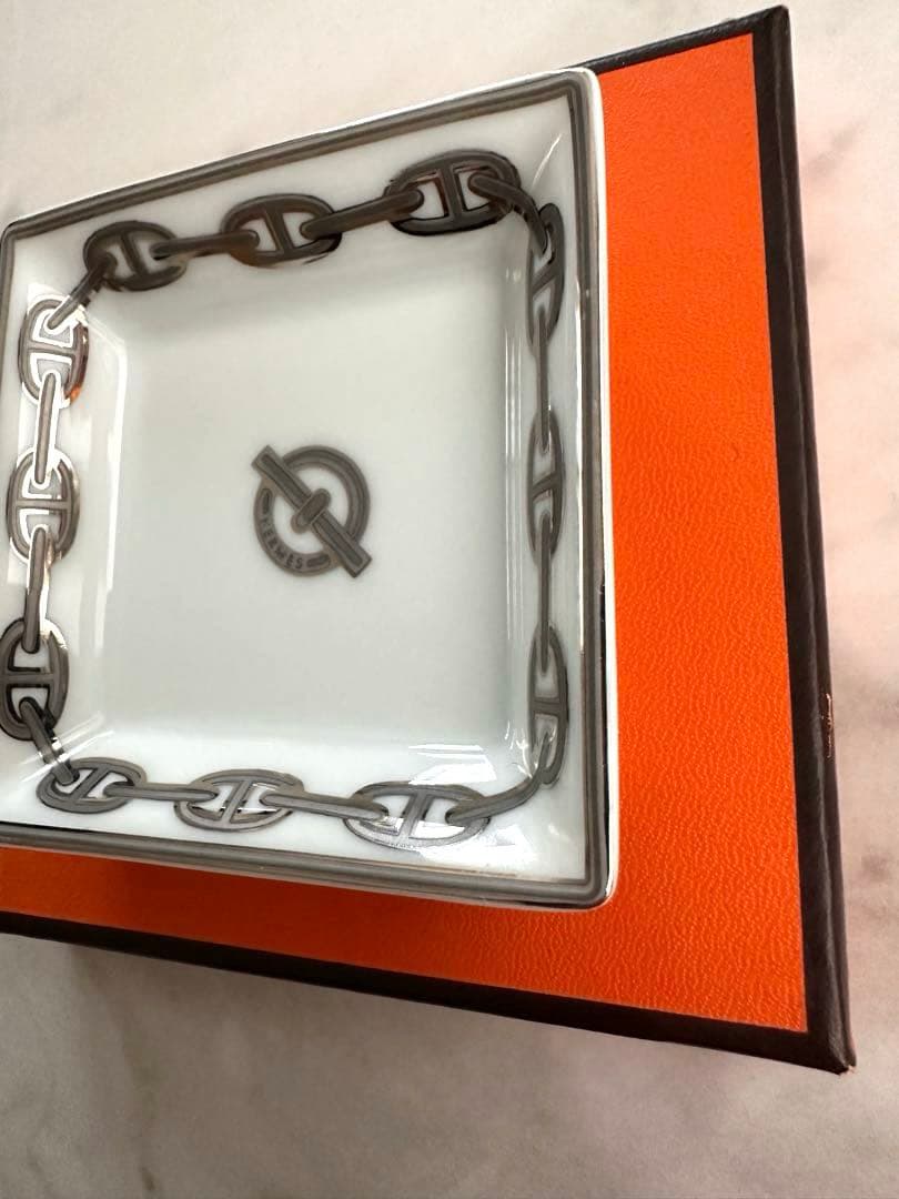 botanical  HERMÈS シェーヌダンクル スクエアトレー