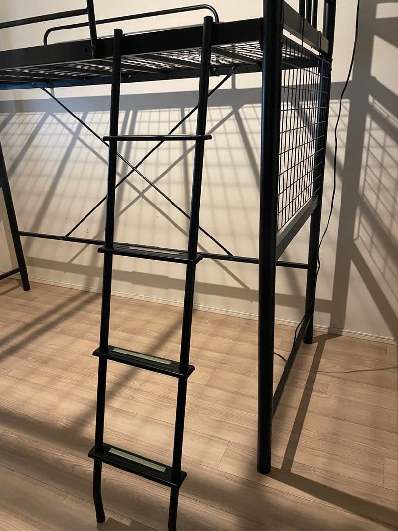 直接引き取り　ロフトベッド　シングルサイズ