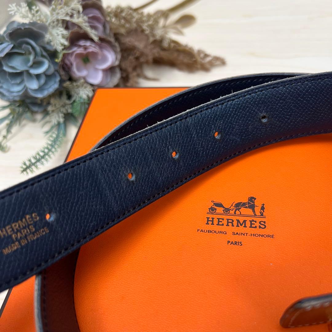 エルメス コンスタンスベルト 75 ◻︎B刻印 リバーシブル ブラウン ゴールド