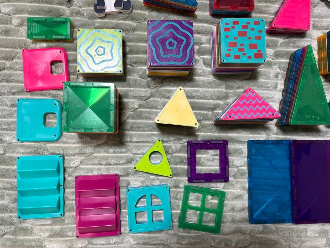 知育ブロックセット 動物パーツ付き