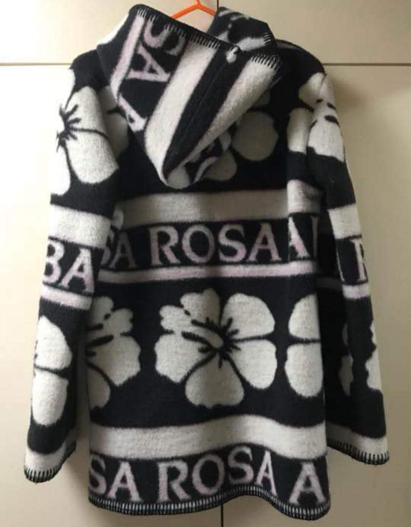 美品 レア ALBA ROSA ダッフルコート ハイビスカス 当時物 最安値