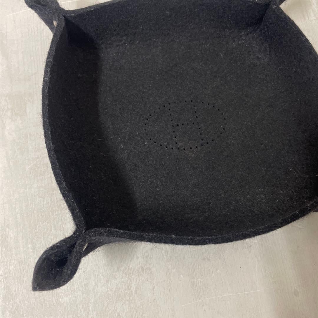 HERMES エルメス 小物入れ ヴィドポッシュ フェルト　ブラック