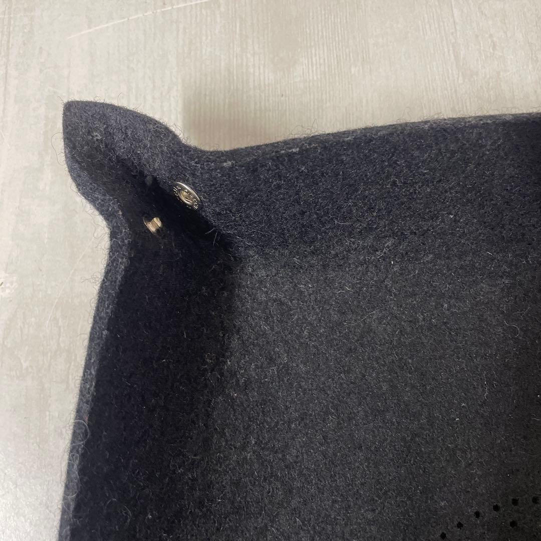 HERMES エルメス 小物入れ ヴィドポッシュ フェルト　ブラック