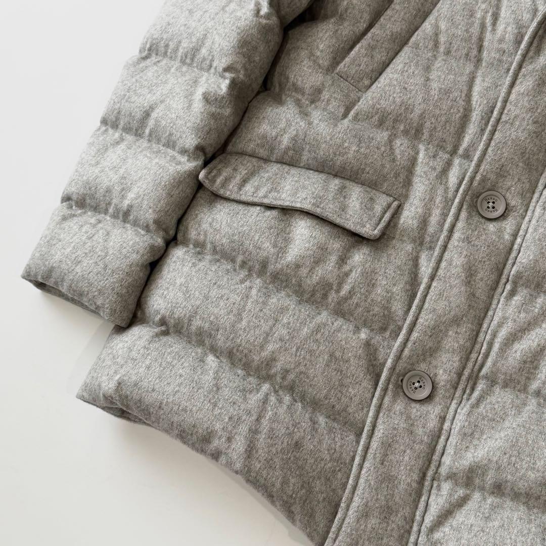 HERNO ヘルノ シルク カシミヤ ビーバーファー ダウンジャケット