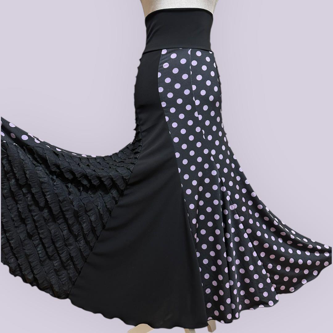 マ*ん様 フラメンコ　エスカルゴファルダ　フリルリボンデザイン1点もの