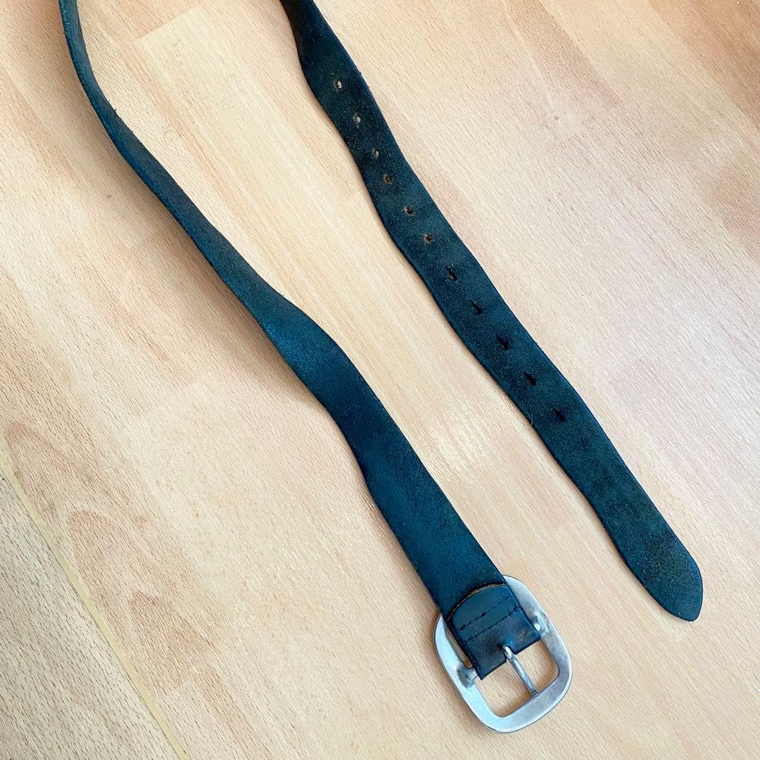 04ss languid期 歪み レザーベルト but scab アンダーカバー