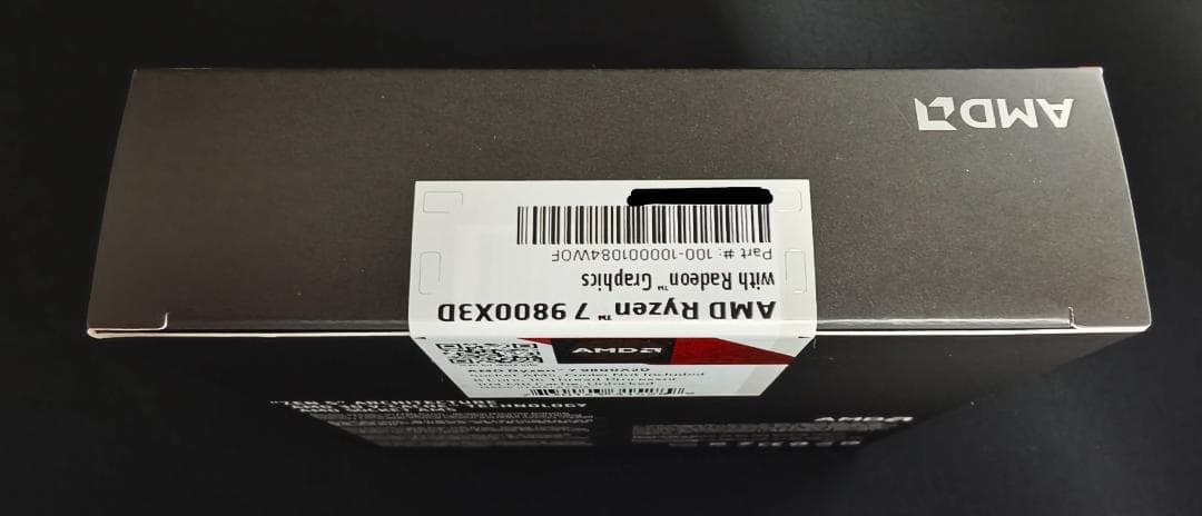 新品未開封 AMD Ryzen7 9800X3D