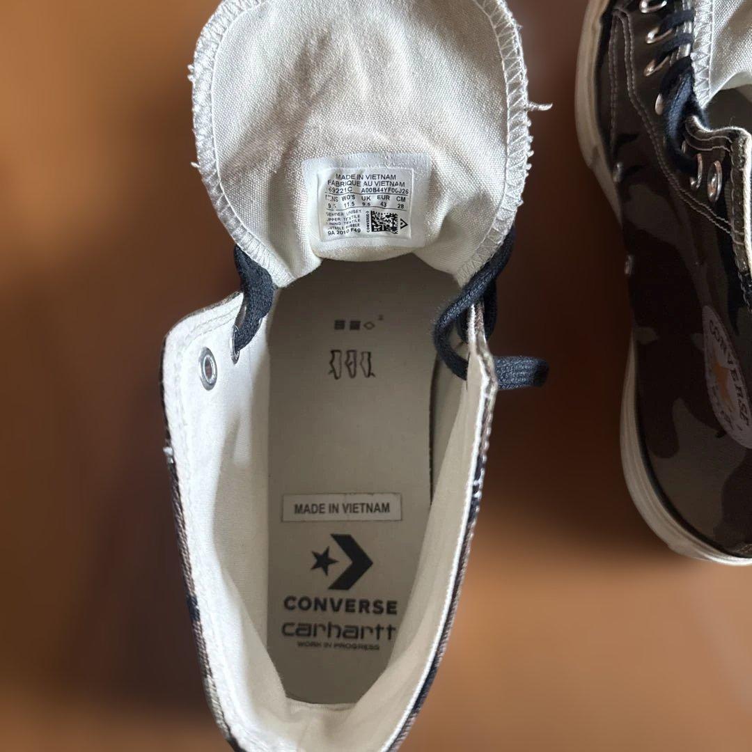 最終値下げCONVERSE ALL STAR HI カモフラ迷彩carhartt