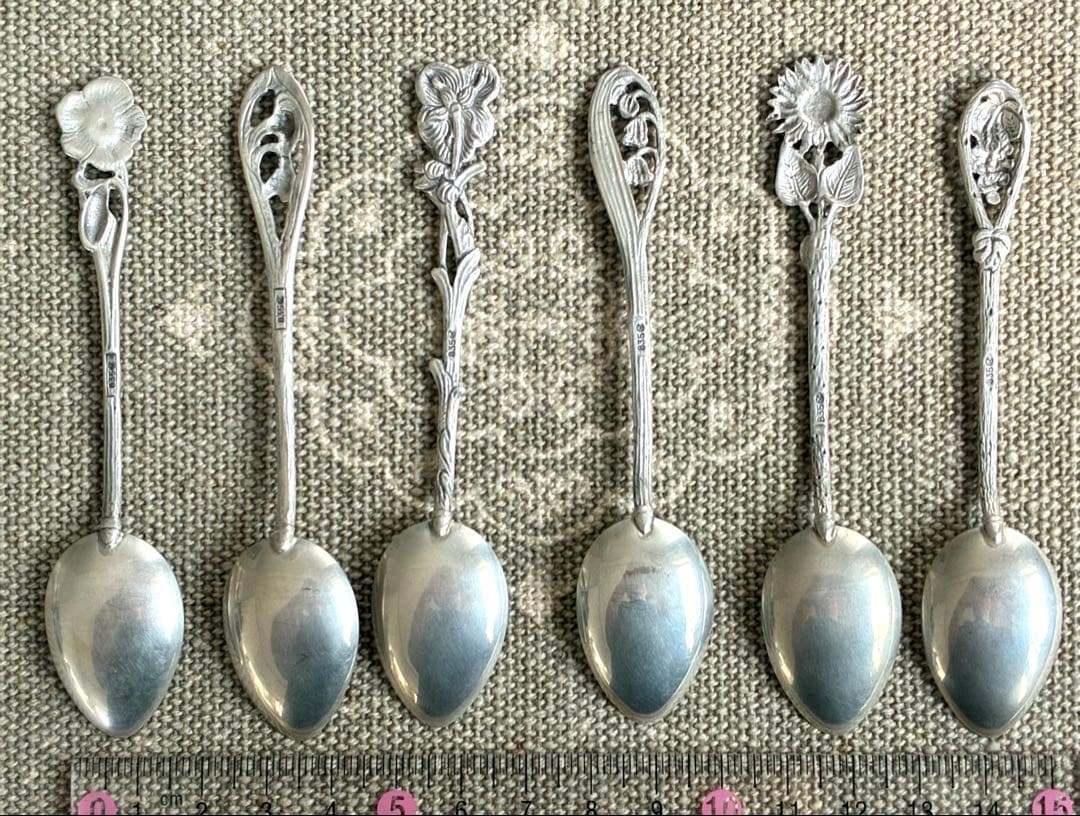 【希少】クリストフ ウィドマン銀製スプーン レザー調専用箱