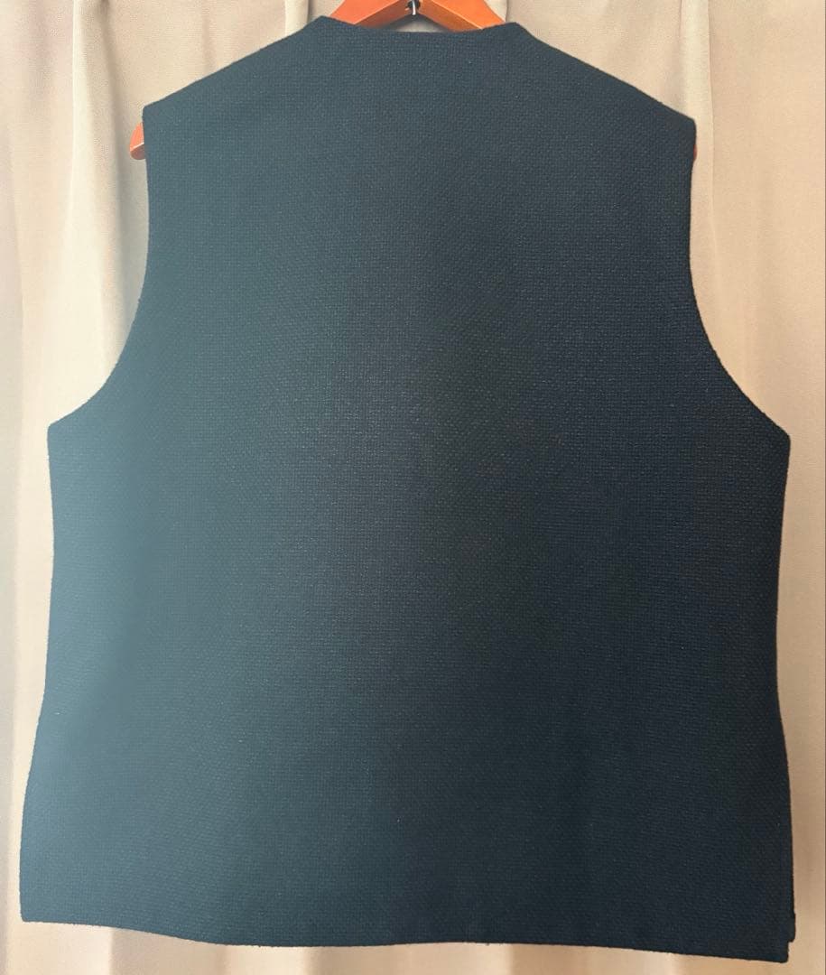 25AW HERILL Cashmere LinenChimayo Vest 黒