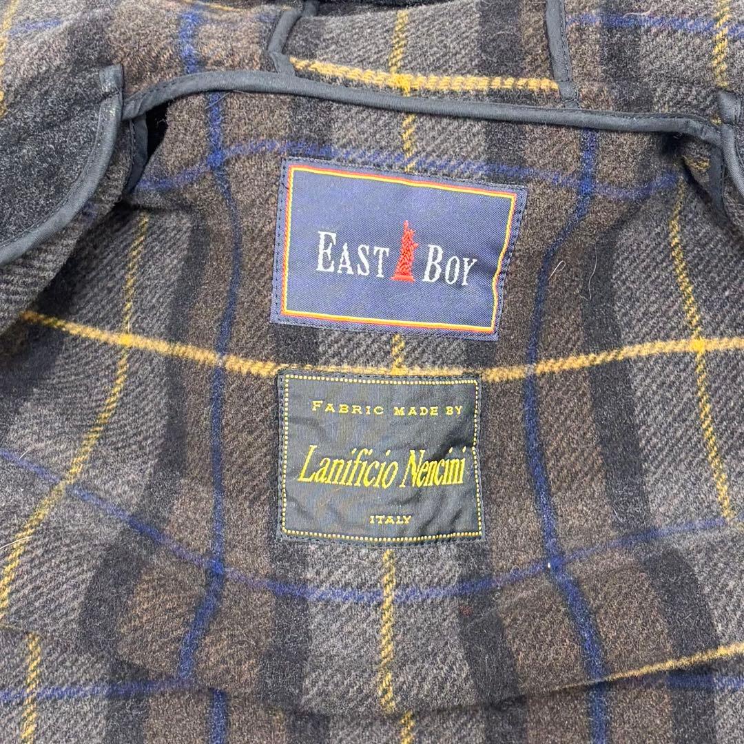 EAST BOY LanificioNencini カシミヤ混 ダッフルコート