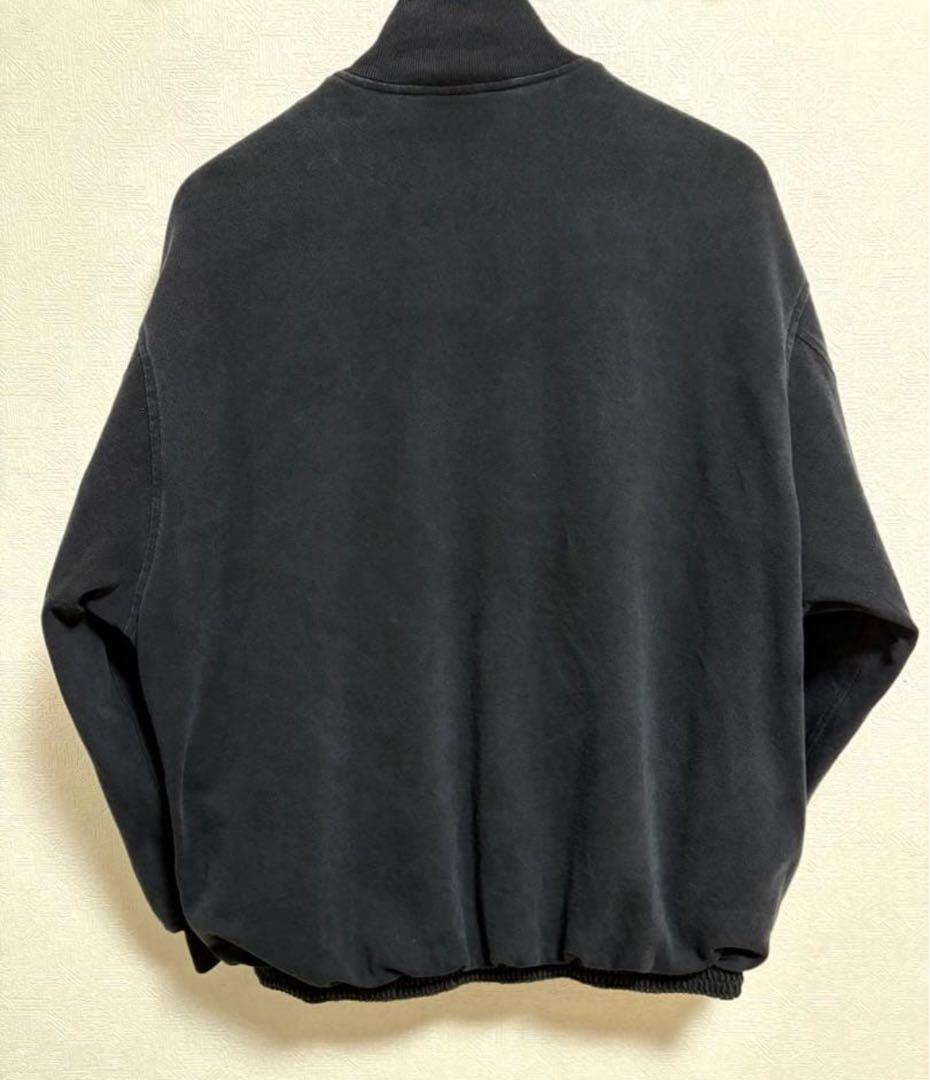 COMOLI 25AW コットンジャージ　G8ジャケット　BLACK サイズ1