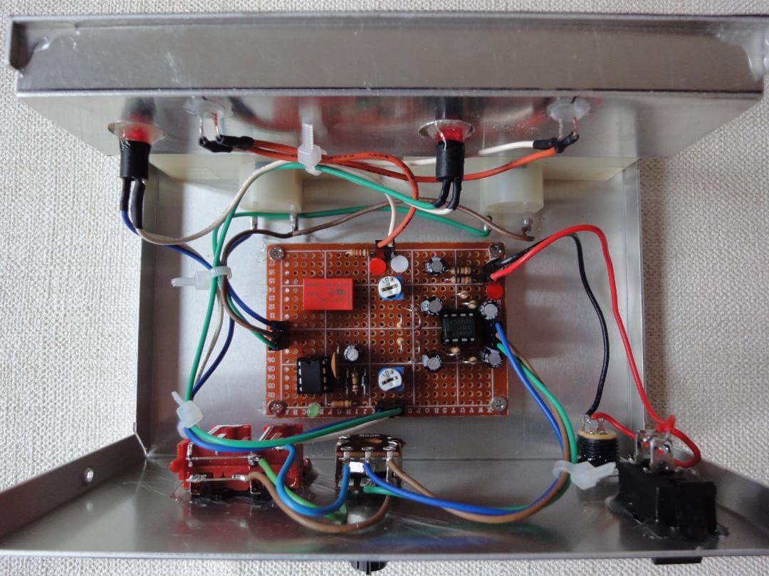 自作ステレオVUメーター199号機（YAMAHAピーク表示付）
