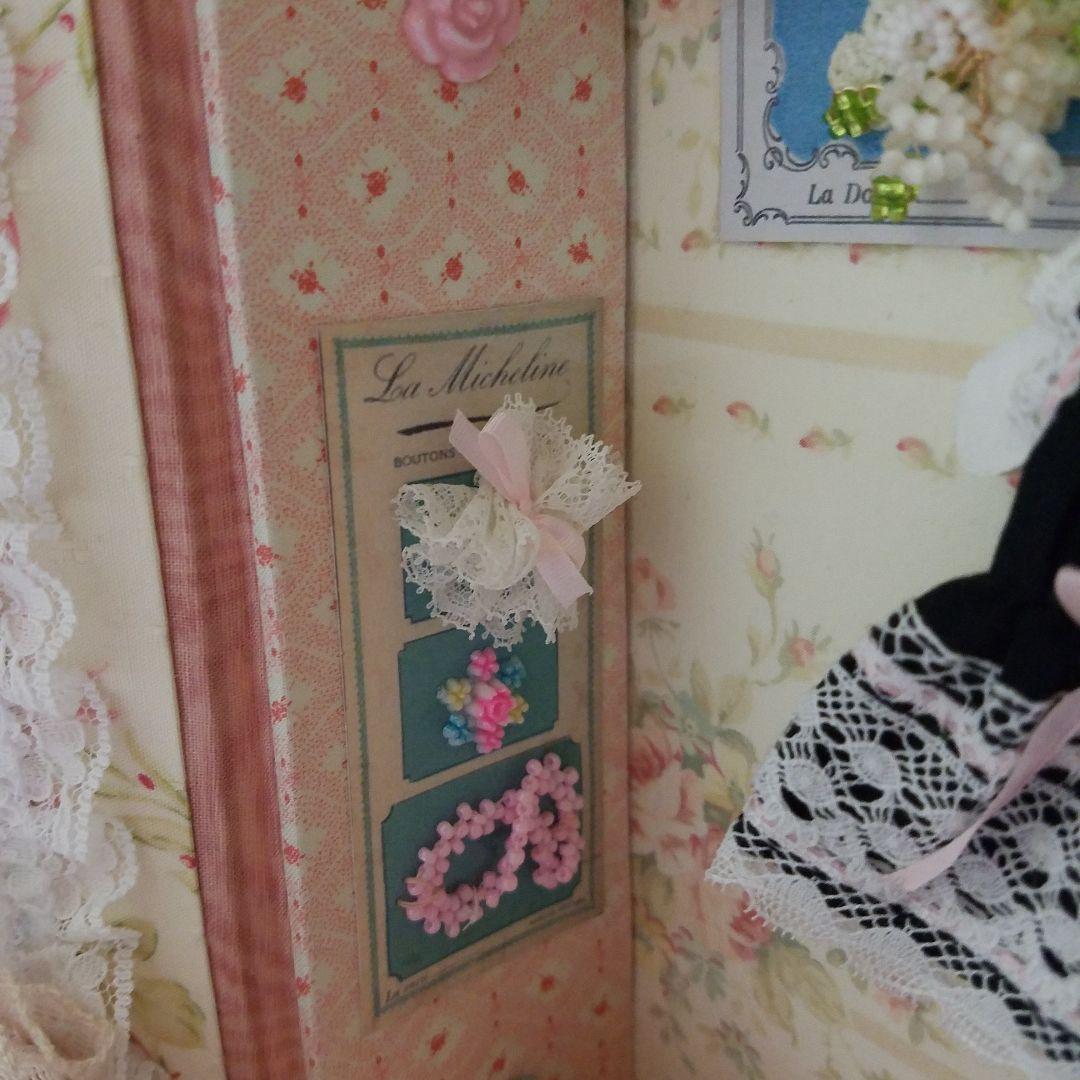 お飾りボックス♥️ うさぎビスクドール2点セット♥️