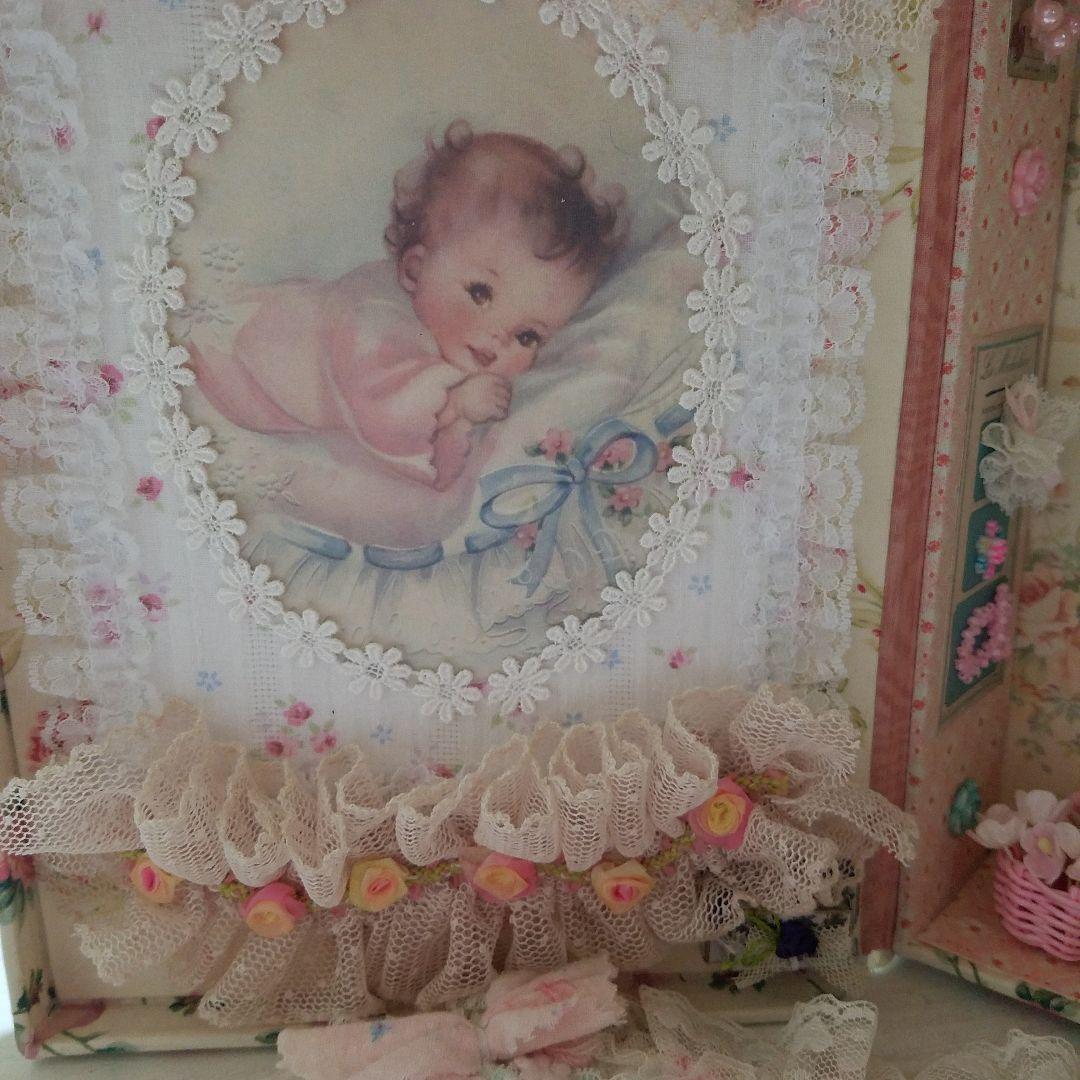 お飾りボックス♥️ うさぎビスクドール2点セット♥️