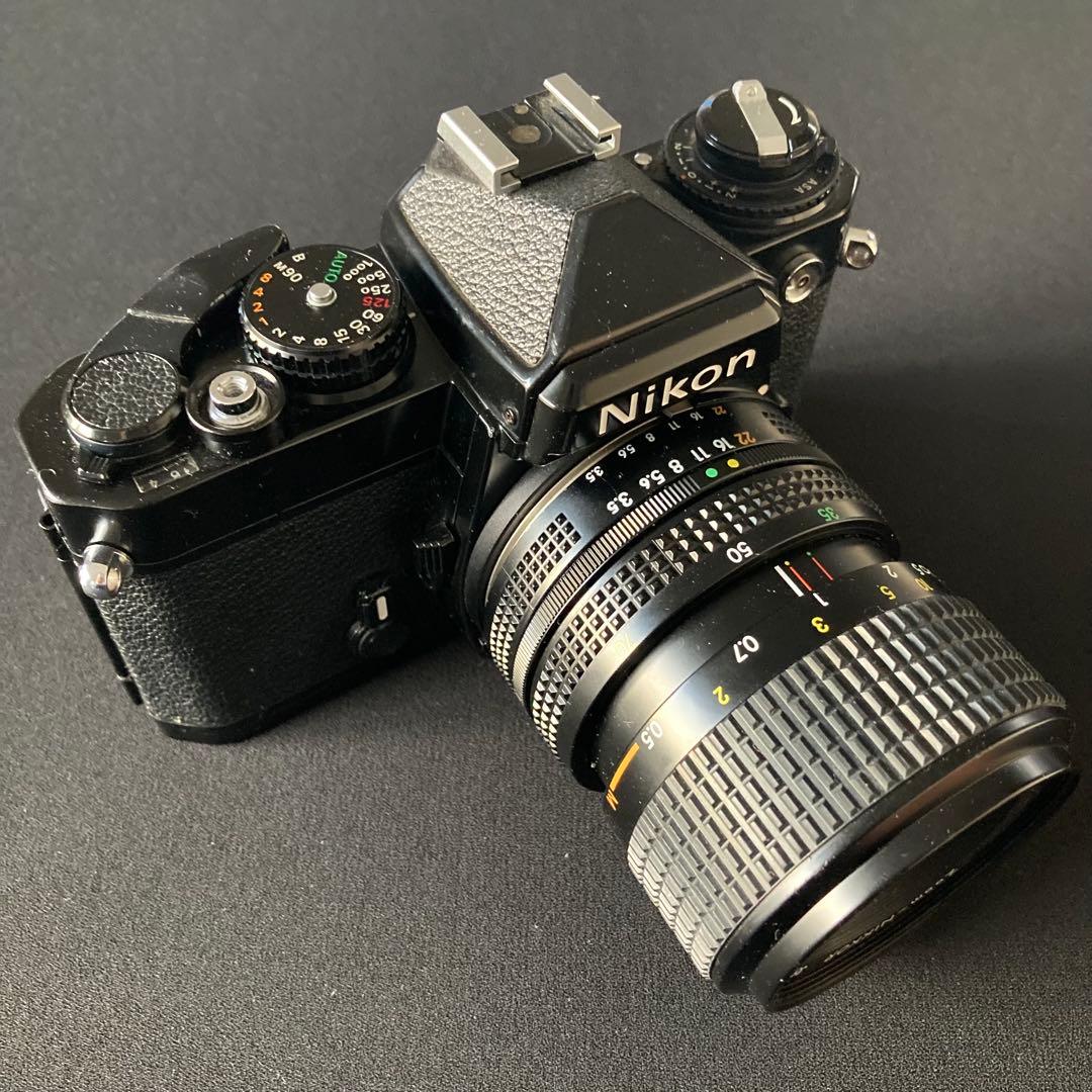 【難あり】NIKON FE 35-70mm フィルムカメラ 一眼レフ