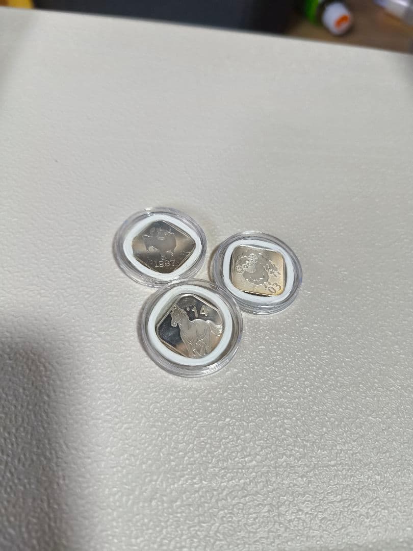 Flower　3つ純銀　造幣局