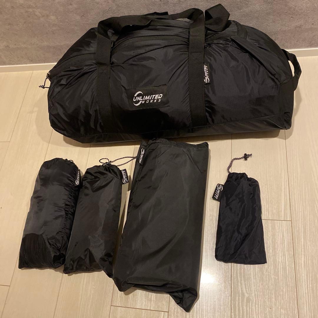 DOKICAMP G2000　オプション2点セット　ブラック　シェルター　テント