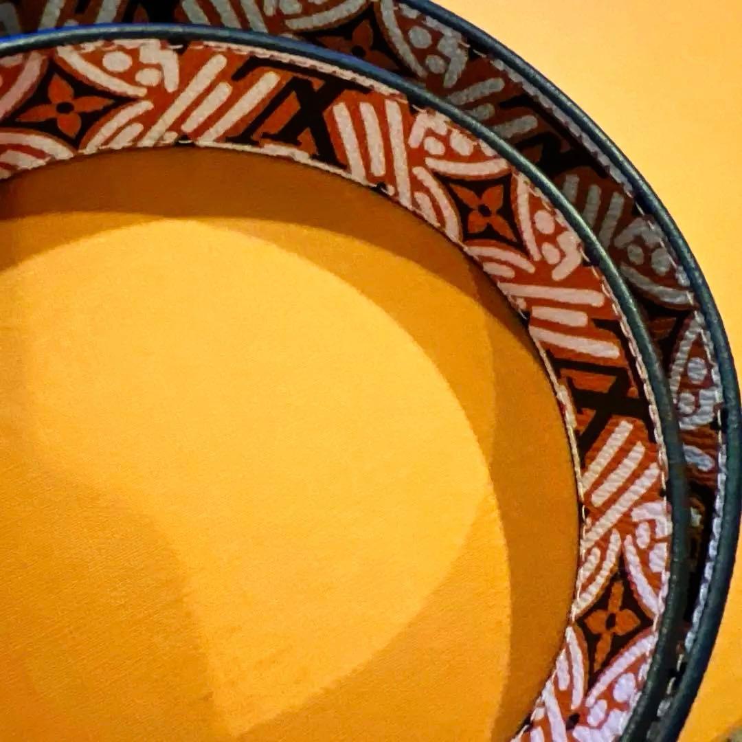 超美品　LOUIS VUITTON モノグラム LVクラフティ カラメル ベルト