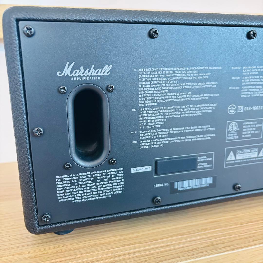 【美品】Marshall アクトン Bluetoothワイヤレススピーカー