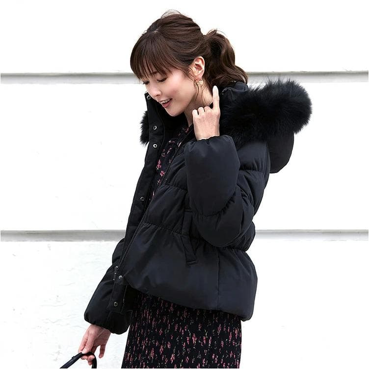 ルイルエブティック フォックスファーシャーリングダウンジャケット ショート