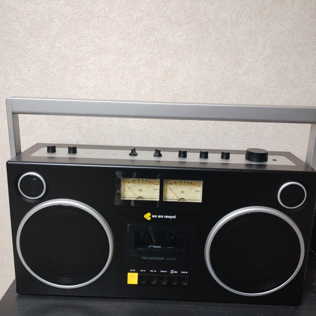 we are rewind boom boxカセットプレーヤー